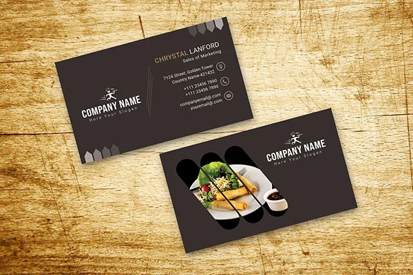 Cập nhật ngay 15 mẫu name card quán ăn độc đáo cùng Printgo