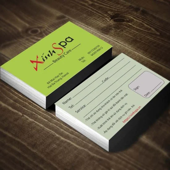 Top 10 mẫu card visit phổ biến trong lĩnh vực spa bạn nên biết