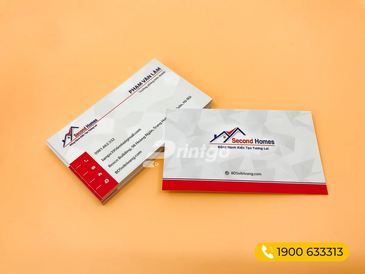 Tham khảo 10 mẫu name card bất động sản mới nhất