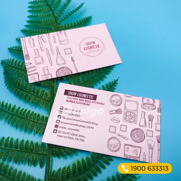Top 10 mẫu card visit mỹ phẩm đẹp và ấn tượng