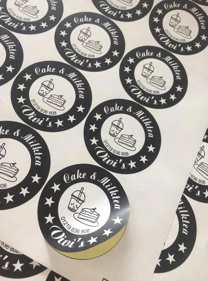 Decal giấy cán mờ