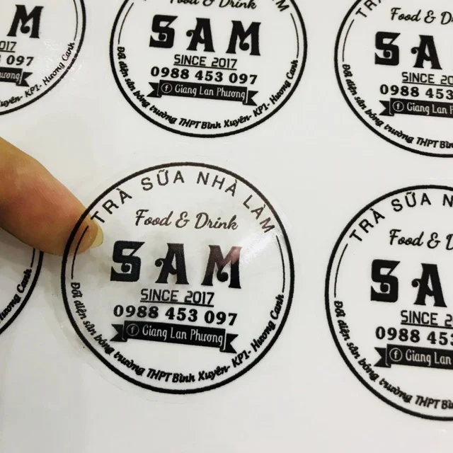 Dịch vụ in decal nhựa  Hồ Chí Minh chất lượng, uy tín