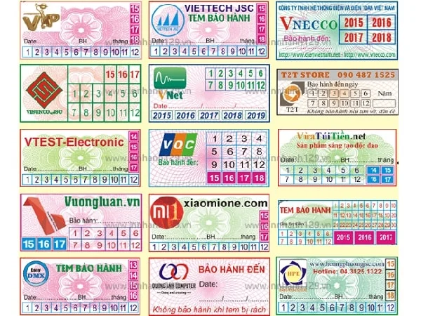 Khám phá địa chỉ in tem bảo hành giá rẻ tại Hà Nội