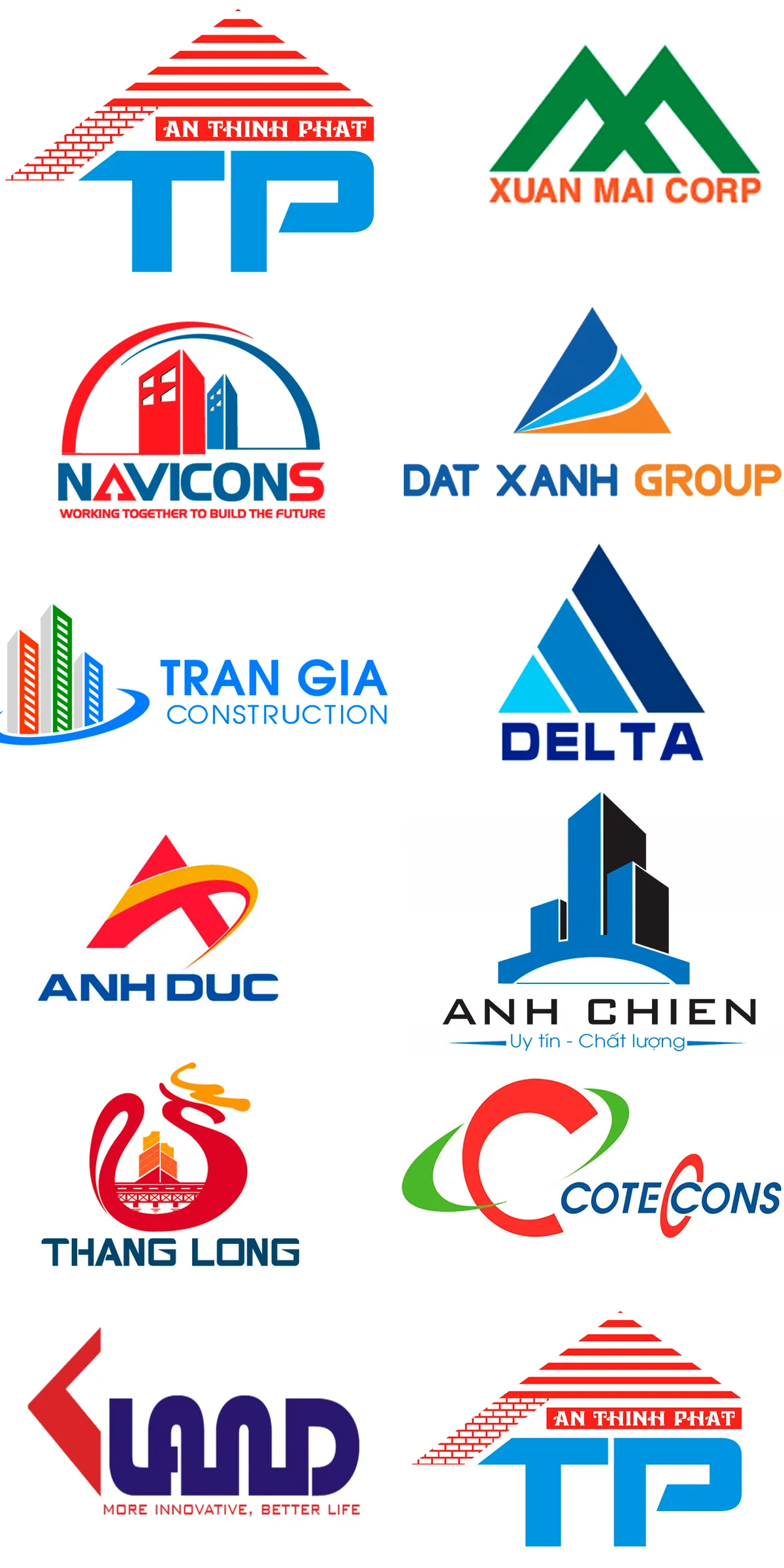 Những yếu tố cần lưu ý khi thiết kế logo công ty xây dựng