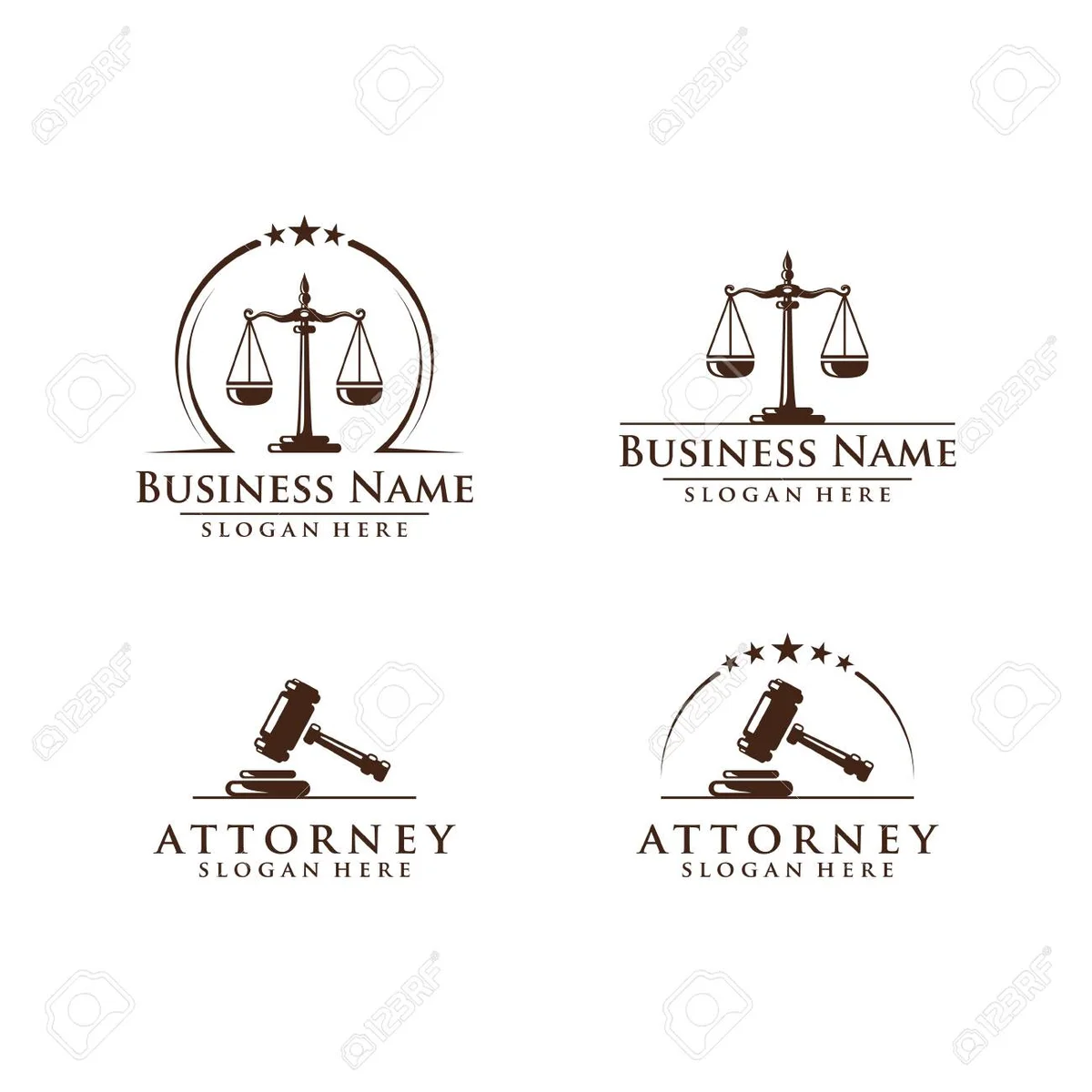 Thư viện hình ảnh logo đẹp cho công ty luật