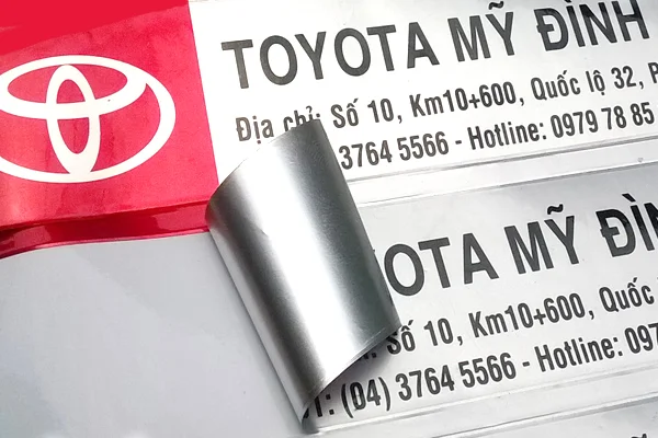 Tìm hiểu về decal nhôm và lợi ích khi in decal nhôm