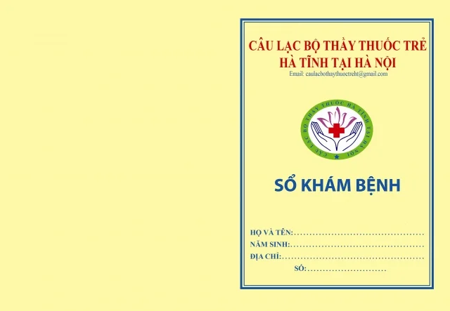 Quy chuẩn khi in mẫu sổ khám bệnh phòng khám