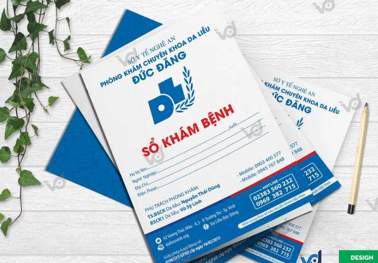Quy chuẩn khi in mẫu sổ khám bệnh phòng khám