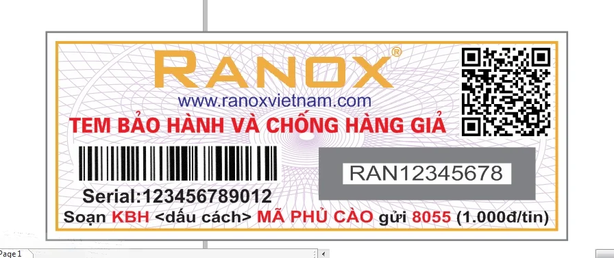 10+ mẫu in tem bảo hành điện tử uy tín trên toàn quốc