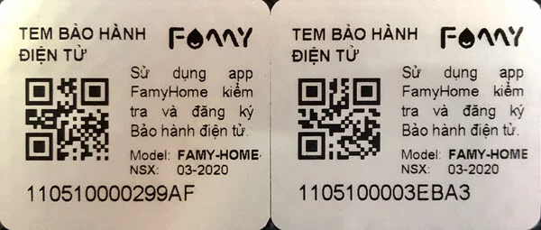 10+ mẫu in tem bảo hành điện tử uy tín trên toàn quốc