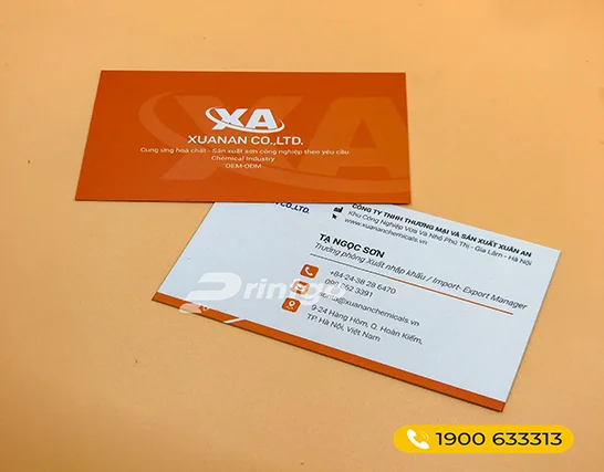 Bật mí 3 ưu điểm khi sử dụng dịch vụ in card visit quận 6 cùng Printgo
