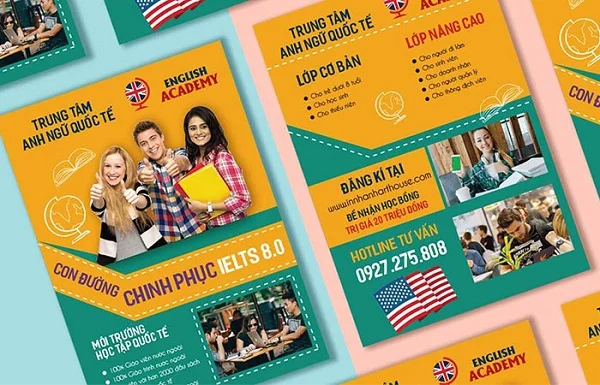 In tờ rơi A5 đơn giản, phù hợp với nhiều mục đích kinh doanh