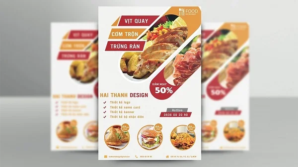 In tờ rơi A5 đơn giản, phù hợp với nhiều mục đích kinh doanh