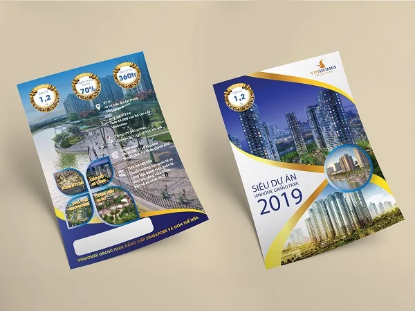 In tờ rơi A5 đơn giản, phù hợp với nhiều mục đích kinh doanh