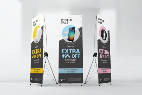 Phân biệt các loại standee và kích thước chuẩn của từng loại