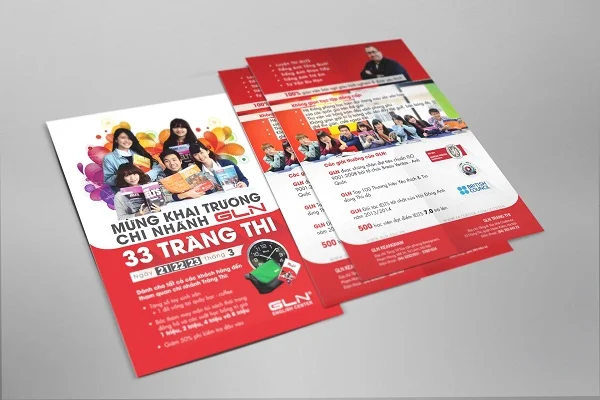 Kích thước tờ rơi phổ biến