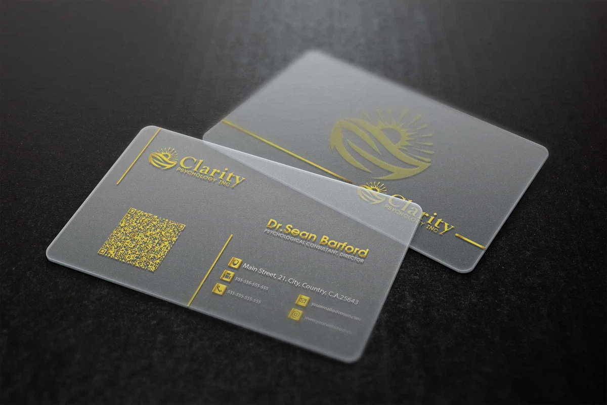 Những điều cần biết về name card nhựa trong suốt