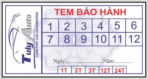 Địa chỉ in tem bảo hành uy tín, chât lượng tại Hà Nội 