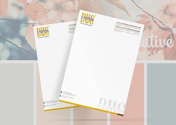 Những điều cần lưu ý khi thiết kế tiêu đề thư 