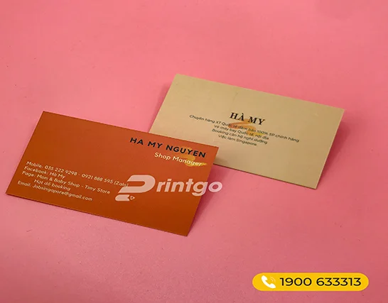 Địa chỉ in name card đẹp và sáng tạo nhất quận 2