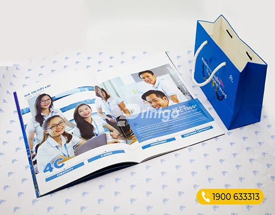Thiết kế và in ấn các ấn phẩm nhận diện thương hiệu ngành tài chính uy tín, chất lượng 