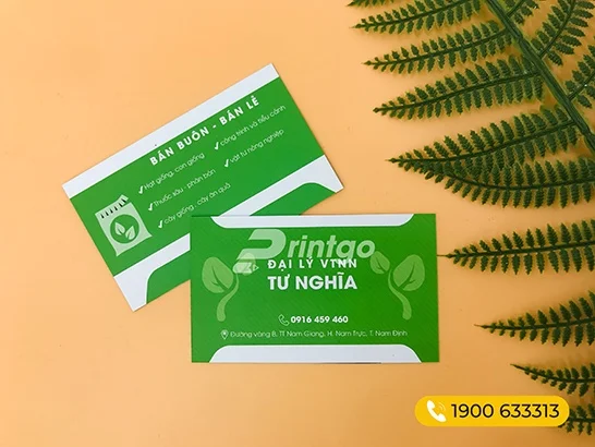 name card cây cảnh đẹp