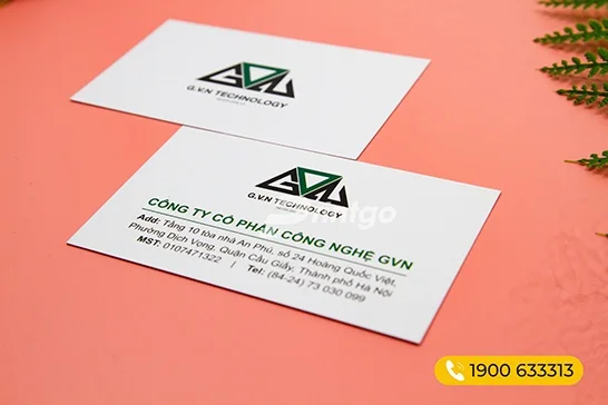 Thiết kế và in ấn card visit chuyên nghiệp dành cho các công ty công nghệ