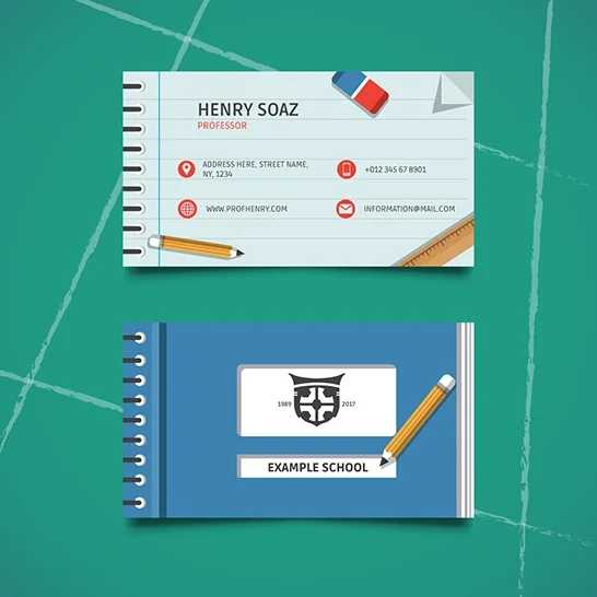Thiết kế và in ấn các mẫu name card ấn tượng dành riêng cho giáo viên
