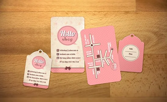 Lựa chọn địa chỉ in card visit đẹp, giá rẻ cho shop quần áo