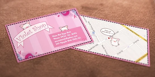 Lựa chọn địa chỉ in card visit đẹp, giá rẻ cho shop quần áo
