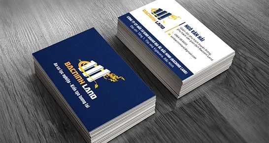Dịch vụ in card visit đẹp, chuyên nghiệp cho công ty xây dựng