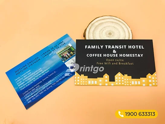 Dịch vụ in card visit đẹp, chuyên nghiệp cho công ty xây dựng