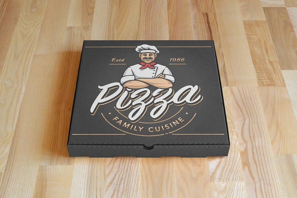 Tổng hợp những mẫu hộp bánh pizza thu hút, đẹp mắt