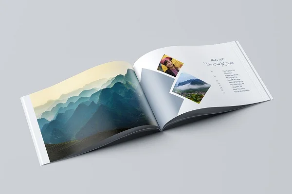 In Catalogue A4 ngang ấn tượng chuyên nghiệp