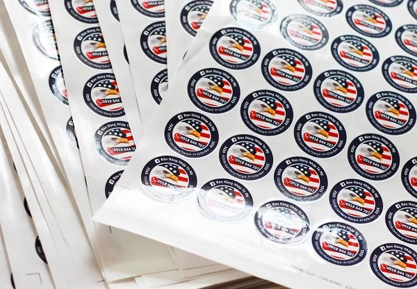 In decal giấy chất lượng tốt số lượng lớn