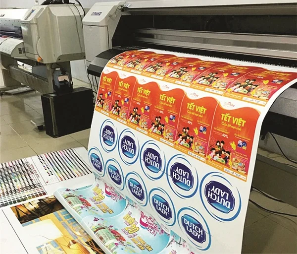 In decal giấy chất lượng tốt số lượng lớn
