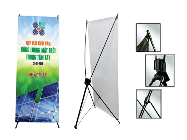 In Standee chữ X - chuyên nghiệp ấn tượng