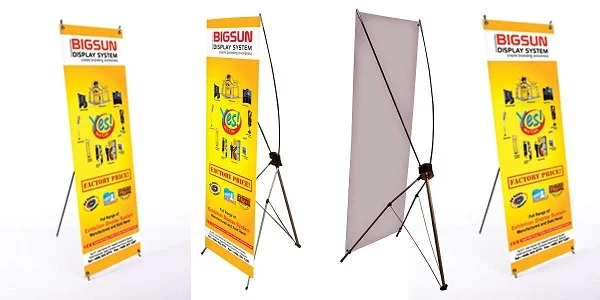 In Standee chữ X - chuyên nghiệp ấn tượng