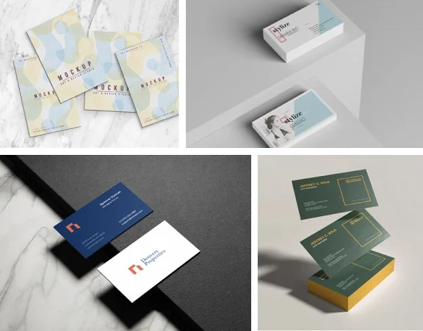 Kích thước card visit trong corel