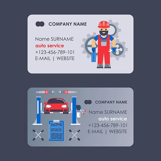 Tổng hợp các mẫu card visit đẹp, ấn tượng dành riêng cho ngành cơ khí