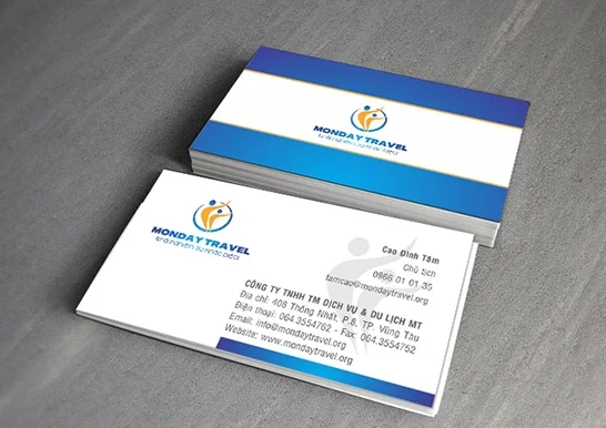 Top 10 mẫu thiết kế name card du lịch độc đáo, phong cách