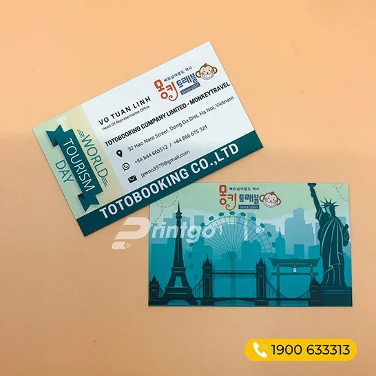 Top 10 mẫu thiết kế name card du lịch độc đáo, phong cách