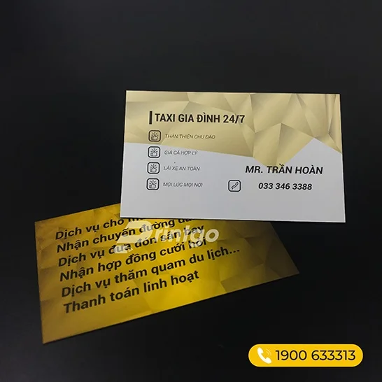 Mẫu Card visit cho thuê xe du lịch