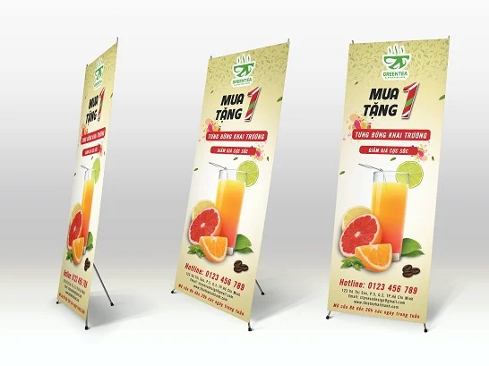 Top 10+ mẫu standee quảng cáo trà sữa ấn tượng, bắt mắt