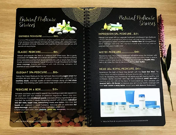Menu Spa uy tín, chất lượng, độc đáo không thể bỏ qua 