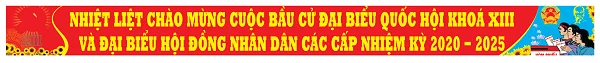 Mẫu thiết kế băng rôn khẩu hiệu nổi bật