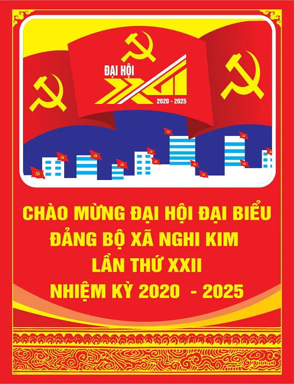 Font chữ của các mẫu băng rôn khẩu hiệu chào mừng Đại hội Đảng lần thứ XIII