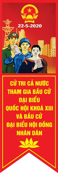 Top 10+ mau bang ron doc chao mung dai hoi dang Cong san Viet Nam nhiem ly XIII2 1595520528
