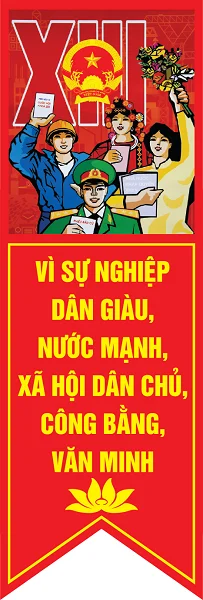 Top 10+ mau bang ron doc chao mung dai hoi dang Cong san Viet Nam nhiem ly XIII3 1595520526