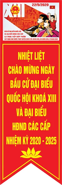 Top 10+ mau bang ron doc chao mung dai hoi dang Cong san Viet Nam nhiem ly XIII6 1595520536